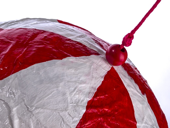 Bastelanleitung für einen Adventsballon mit LED