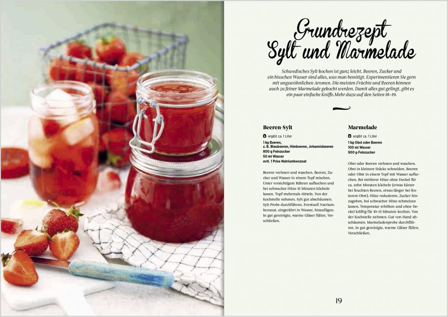 Marmelade, Saft & Sylt. Bullerbü im Glas.