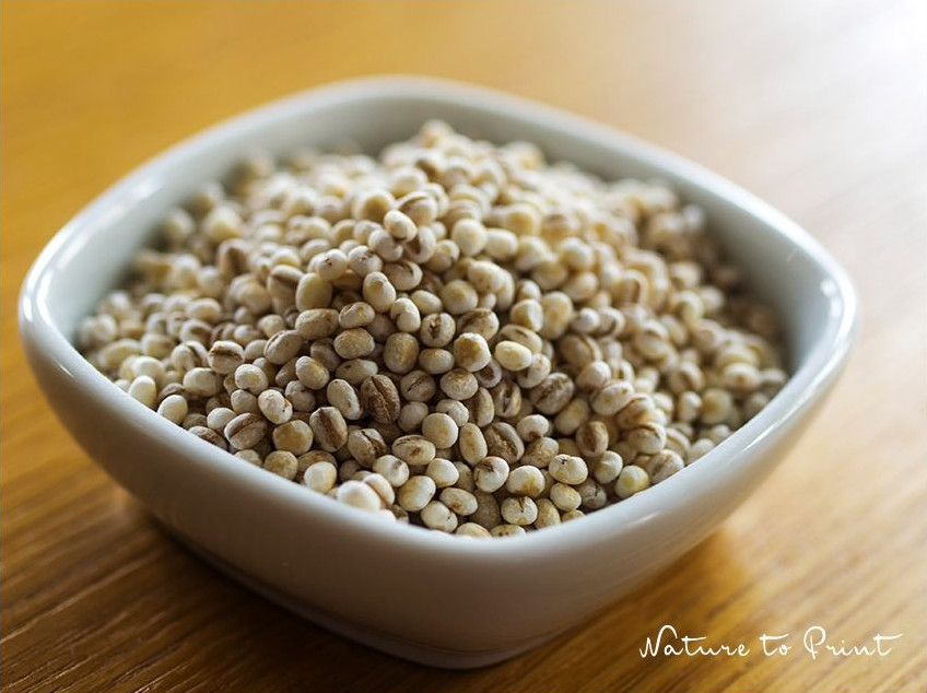 Mittelfeine Graupen, sogenannte Perlgraupen Mittelfeine Graupen, sogenannte Perlgraupen