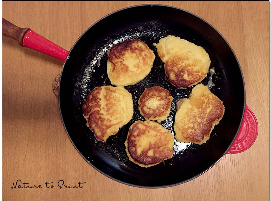 Kartoffelpuffer. Das Leckerste, was einem Rest Kartoffelpüree passieren kann.