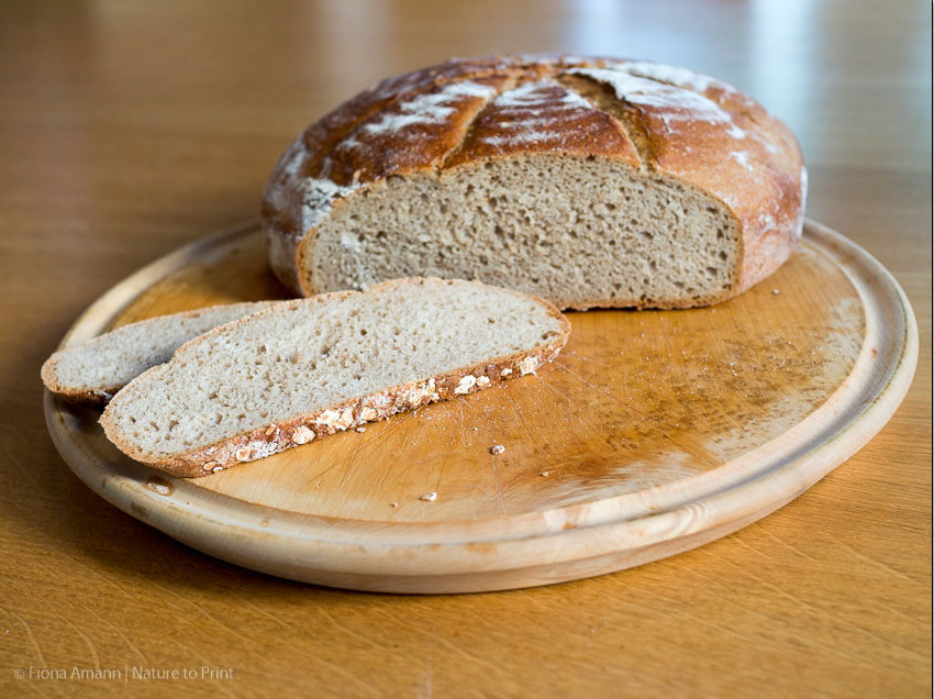 Kartoffelbrot mit Dinkel und im Gusseisentopf gebacken