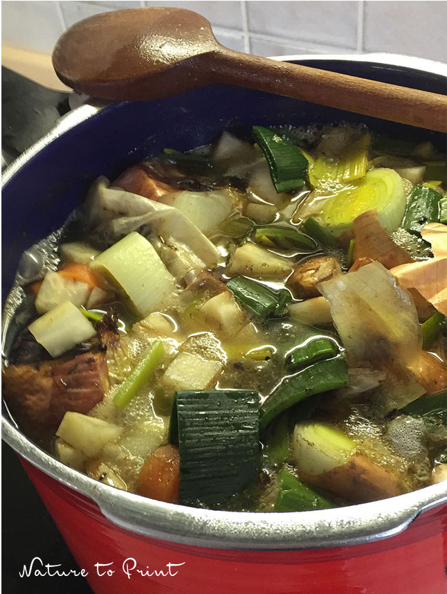 Gute Fleischsuppe braucht gute Zutaten und davon reichlich