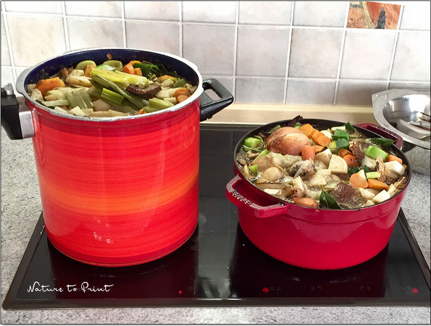 Gute Fleischsuppe kochen nach Grundrezept & konservieren.