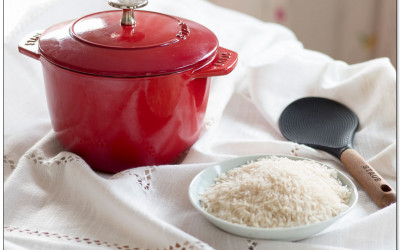 Reis kochen in der Reis-Cocotte. Bester Reis ever.