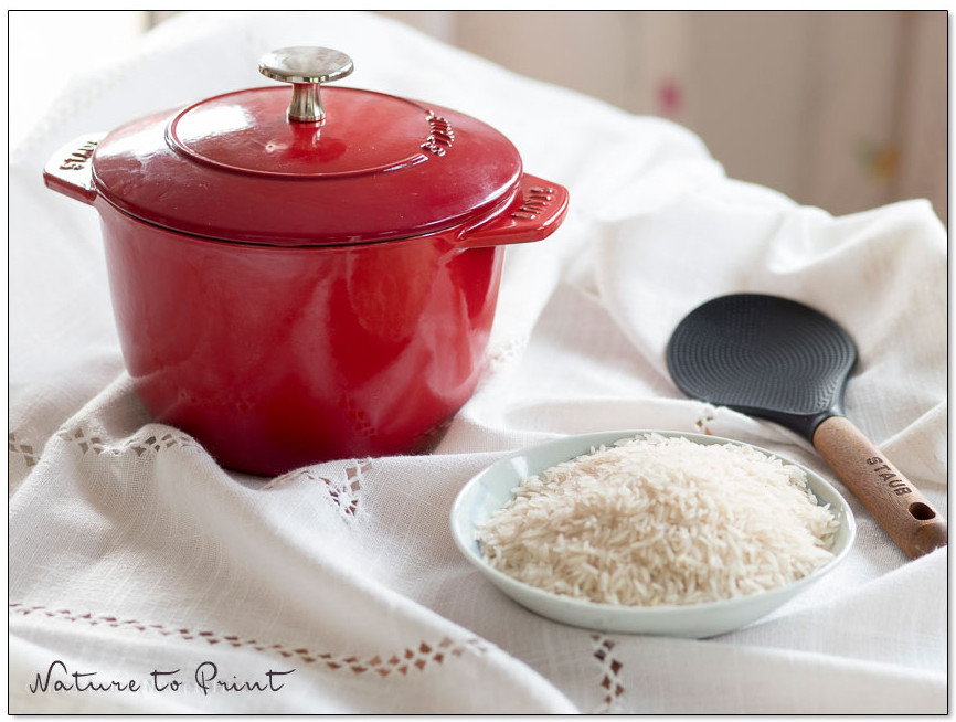 Reis kochen in der Reis-Cocotte. Bester Reis ever.