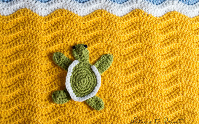 Krabbeldecke Turtle Beach | Leichte Reisedecke fürs Baby