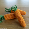 Karotten häkeln für die Kinderküche. Mit Anleitung