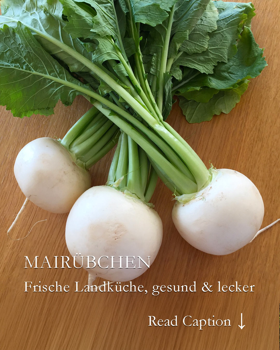 Mairübchen. Frisches aus der Landküche

Schon mal Mairübchen probiert?

Der Gourmet freut sich auf ein delikates Frühlingsgemüse, das kalorienarm und in der Küche vielseitig verwendbar ist.

Die Gärtnerin freut sich, weil Mairübchen von der Aussaat bis zur Ernte nur 4 Wochen Zeit brauchen und keine besonderen Ansprüche haben - außer einer gleichmäßigen Versorgung mit Wasser.

Heute 6 schnelle Rezeptideen und 1 Rezept mit Mairübchen im Blog. Viel Spaß beim Nachkochen.

https://www.wo-blumenbilder-wachsen.de/mairuben-6-rezepte-gesunde-kueche/

Kurzlink: http://www.insbeet.de/Mairuebchen

#kochen #rezept #frühling #gesundeküche #gesunderezepte #gemüse #ausliebezumessen #leckeressen #gesundundlecker #gesundernähren #saisonal #schnelleküche #frisch #rezeptaufdemblog #hausgemacht #essenmachtglücklich #veggiefood #vitamine #lowcarbrezepte #schlemmen #foodblogger #waskocheichheute #rezeptimblog #kochenistliebe #leckerundgesund #mittagessen #foodblogliebe #rezepte #essen #gesundkochen

Mairüben erinnern geschmacklich an Kohlrabi, sind aber viel eleganter und dezenter