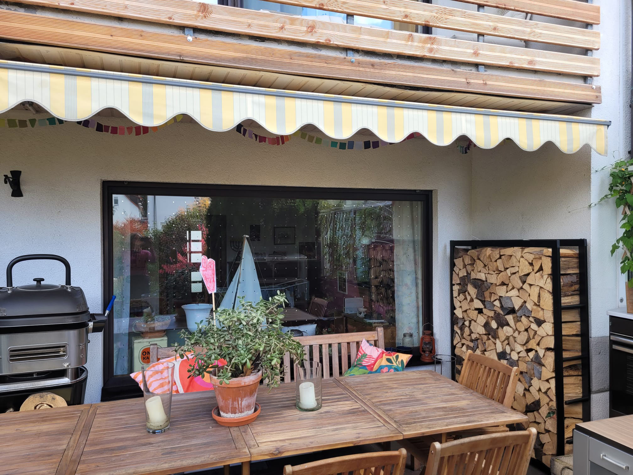 Wo Blumenbilder wachsen 27 Outdoor Cooking mit Grill, Essplatz und Anrichte